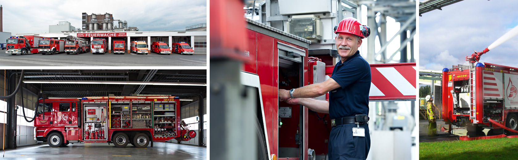 Werkfeuerwehr im Industriepark Kalle-Albert