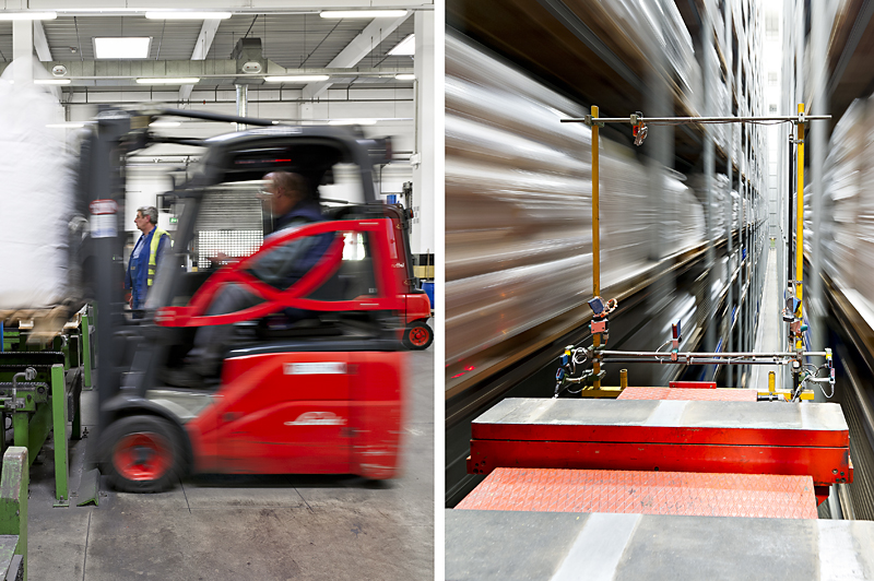 Leistungen Hochregallager im Industriepark Kalle-Albert